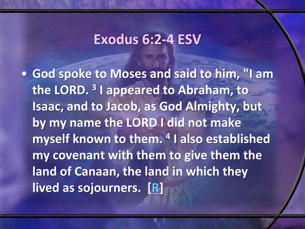 exodus 6 2 4 esv