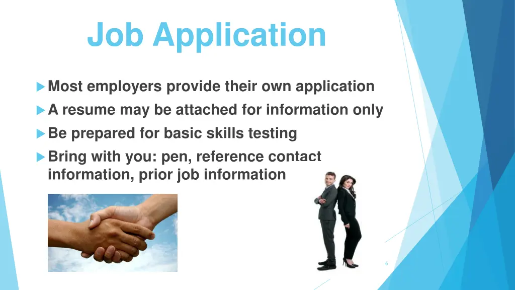 job application