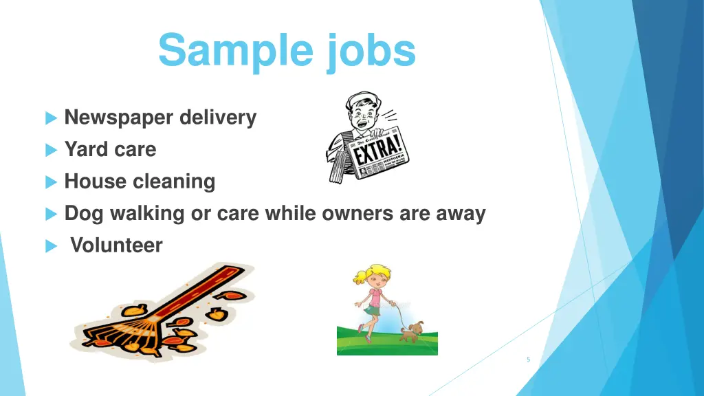 sample jobs
