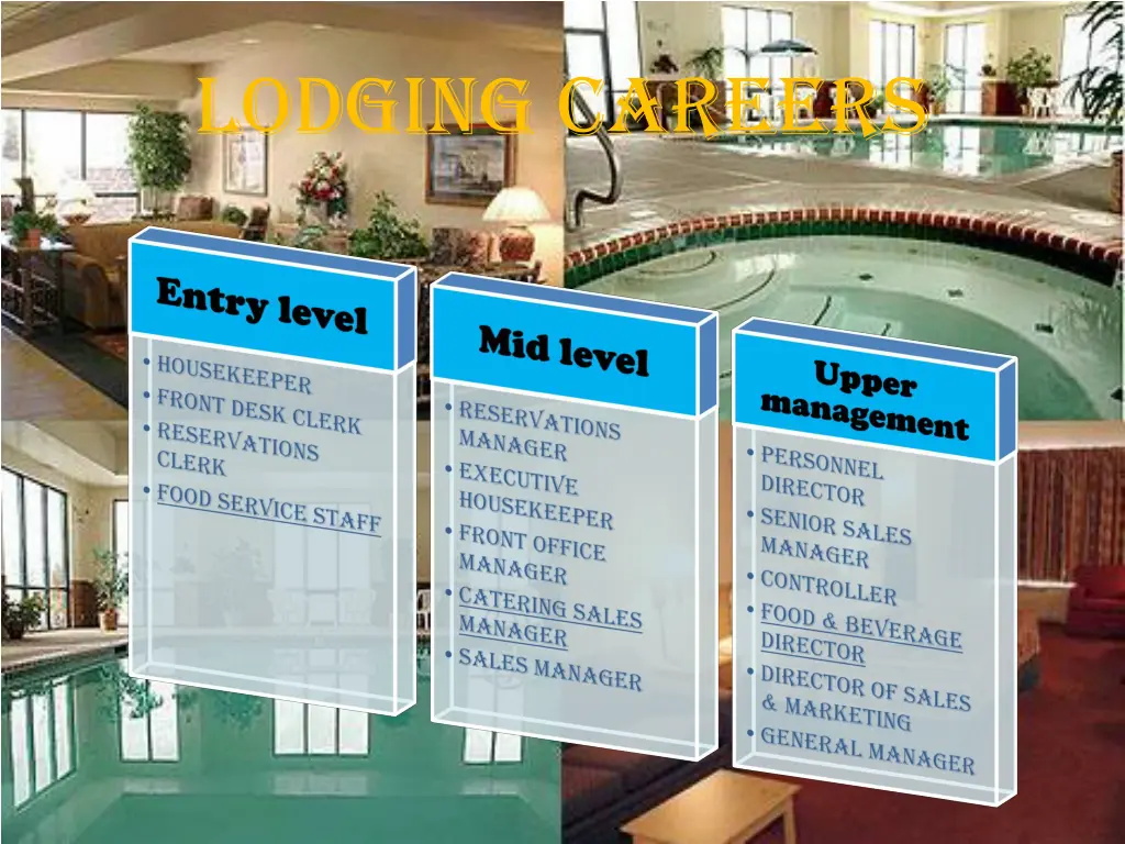lodging careers