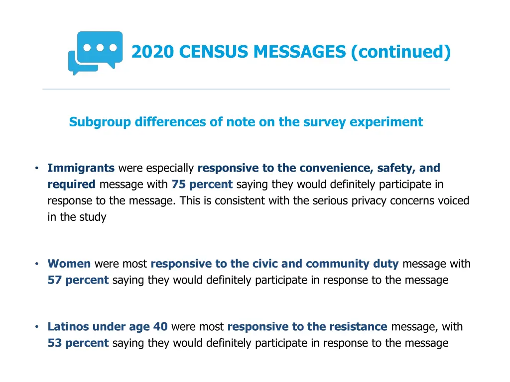 2020 census messages continued