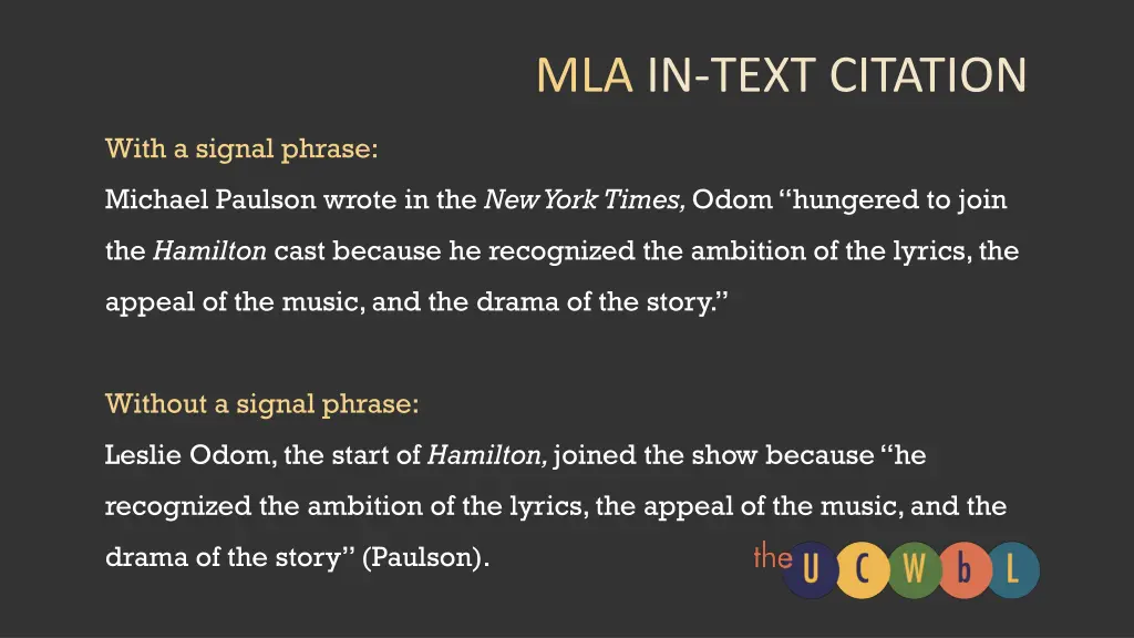 mla in text citation 1