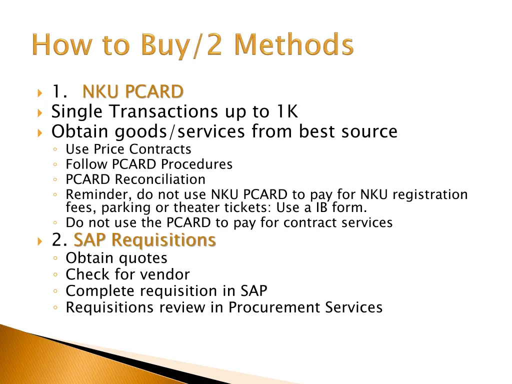 1 nku pcard single transactions up to 1k obtain