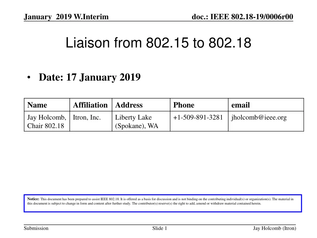 january 2019 w interim