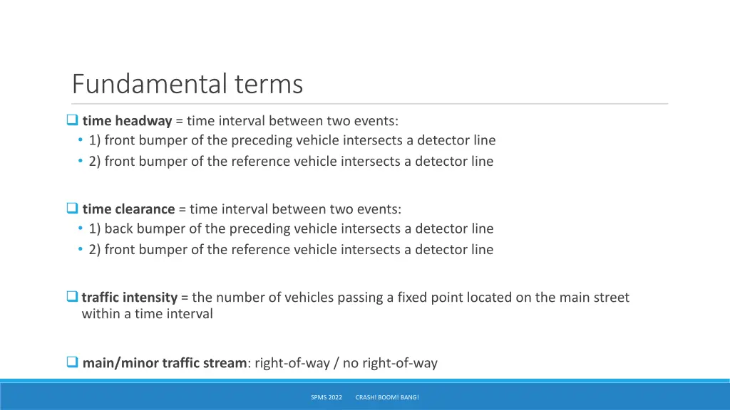 fundamental terms