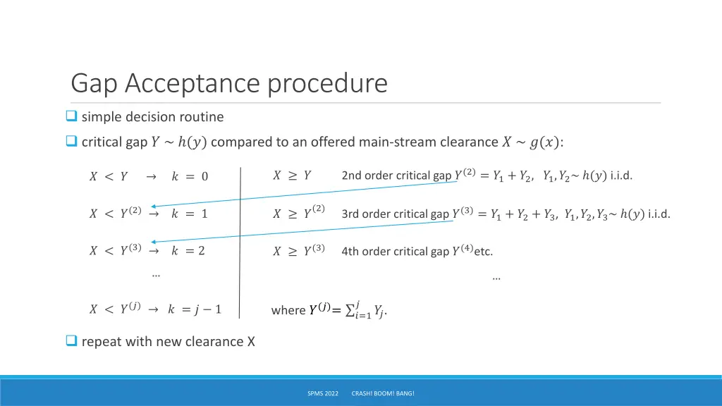 gap acceptance procedure