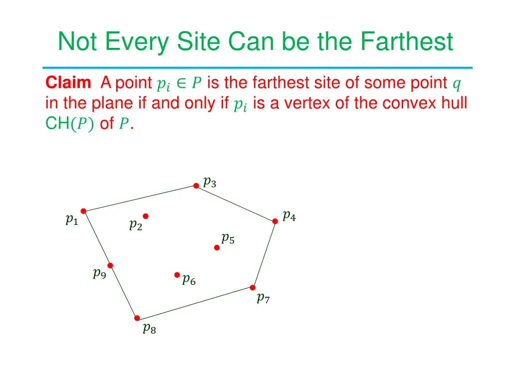 not every site can be the farthest