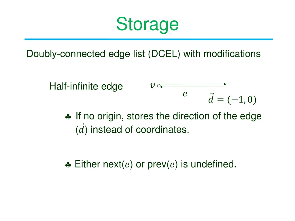 storage
