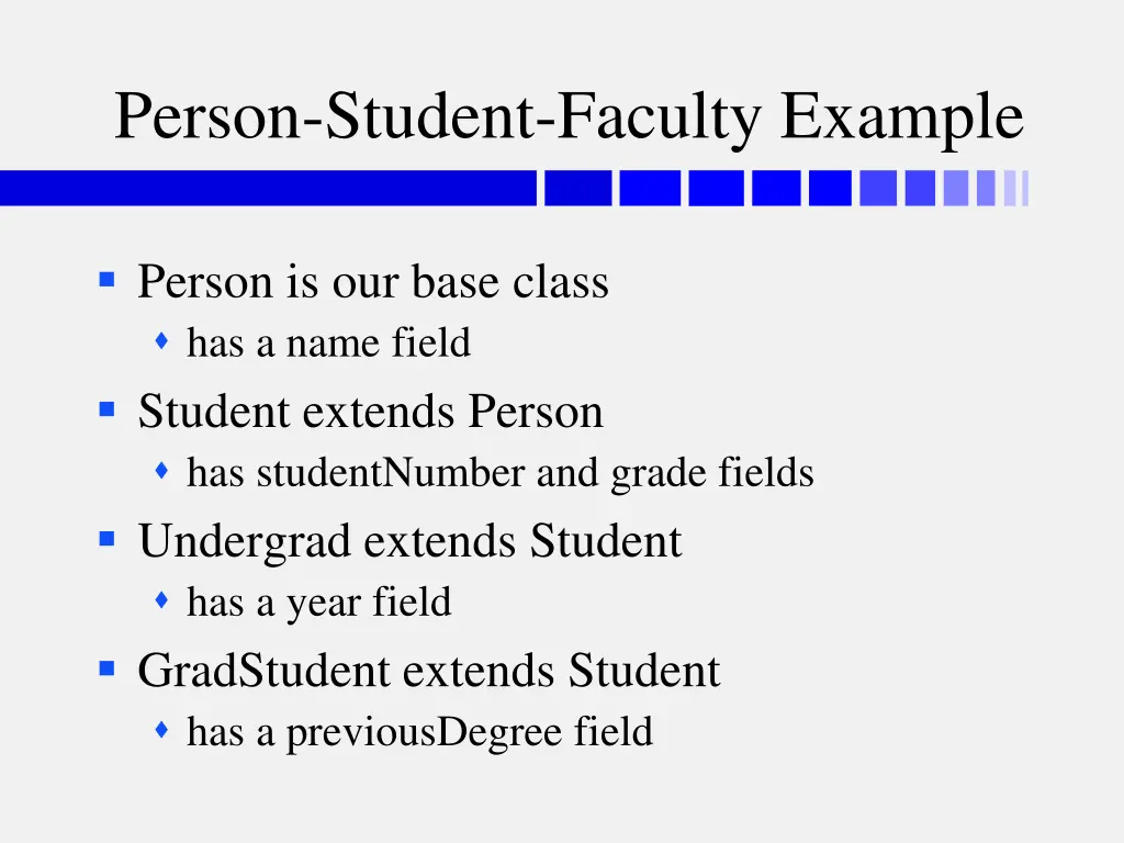 person student faculty example