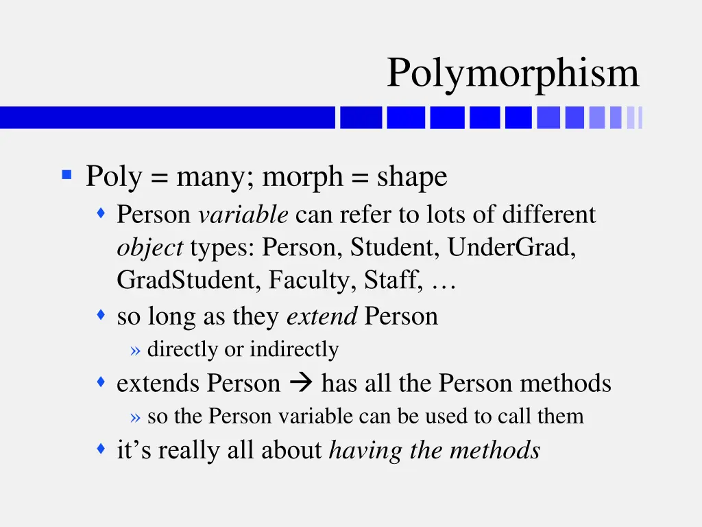 polymorphism