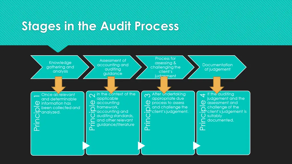stages in the audit process