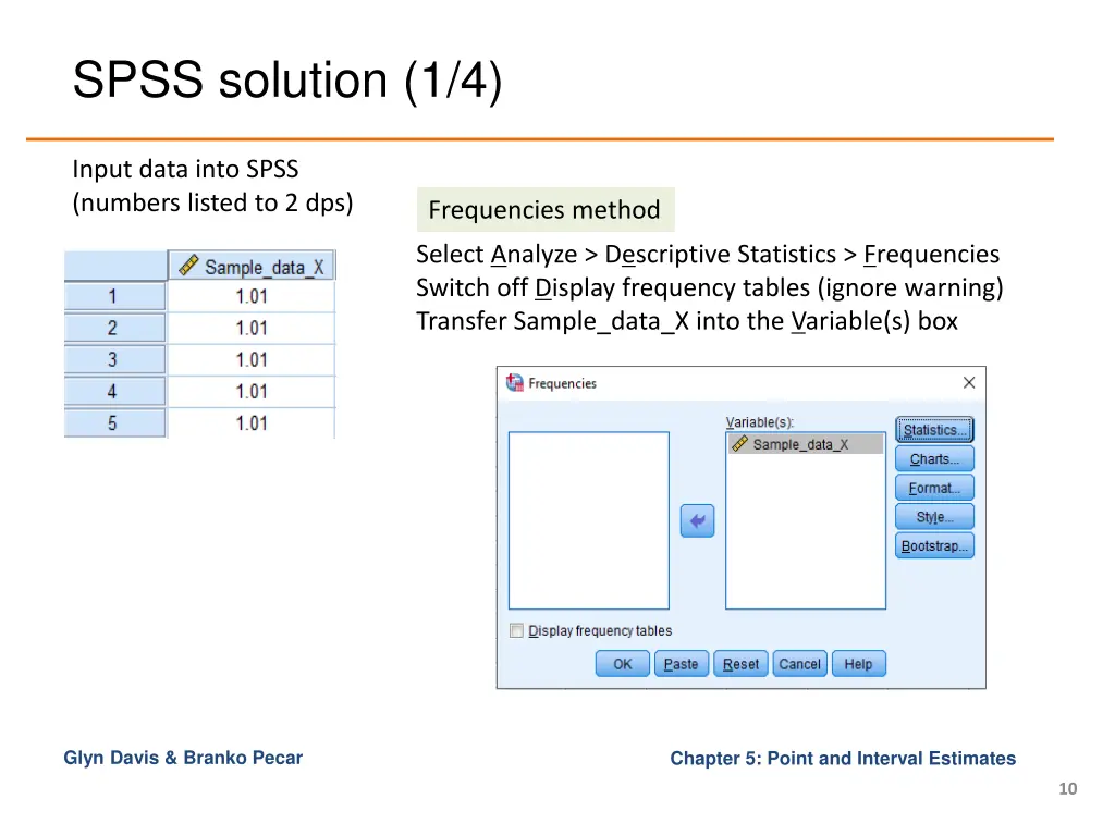 spss solution 1 4