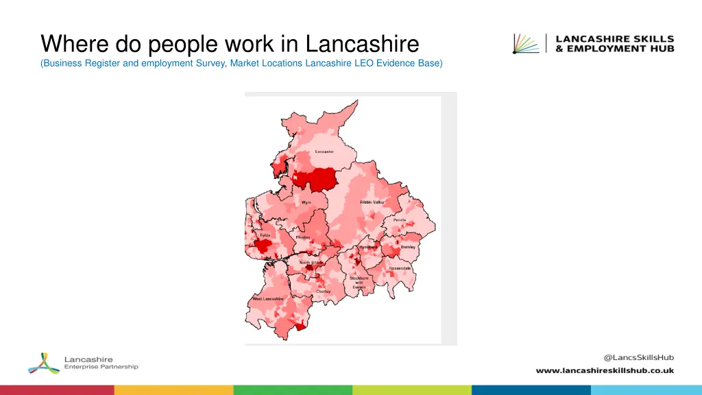where do people work in lancashire business