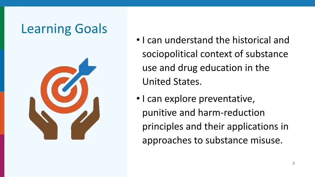 learning goals