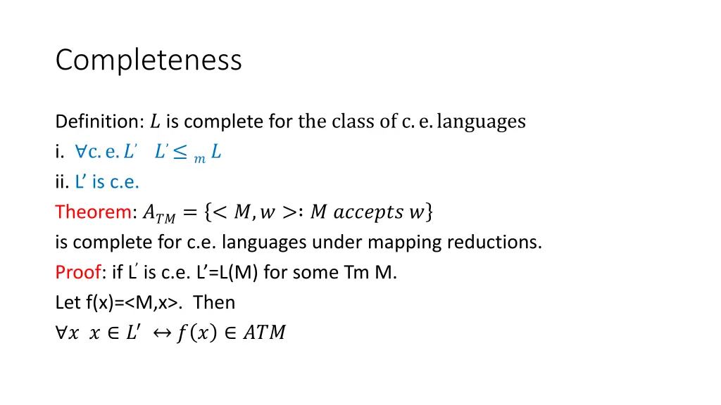 completeness 3