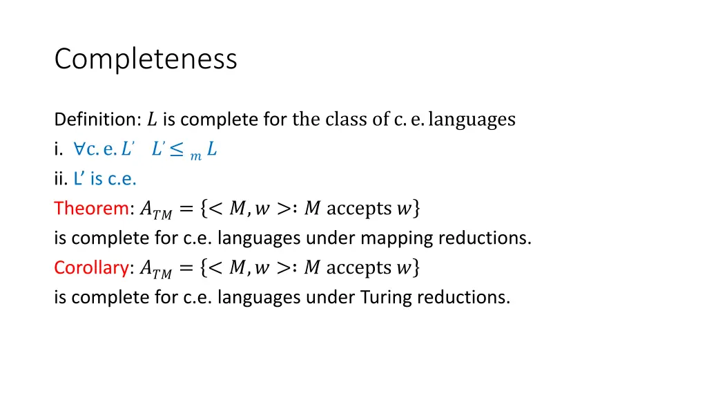 completeness 4