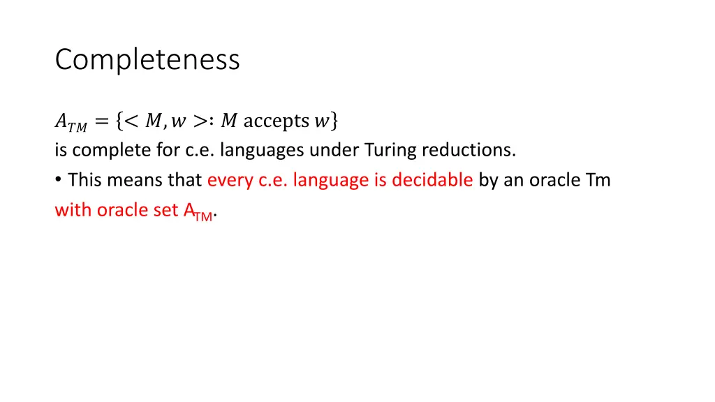 completeness 6
