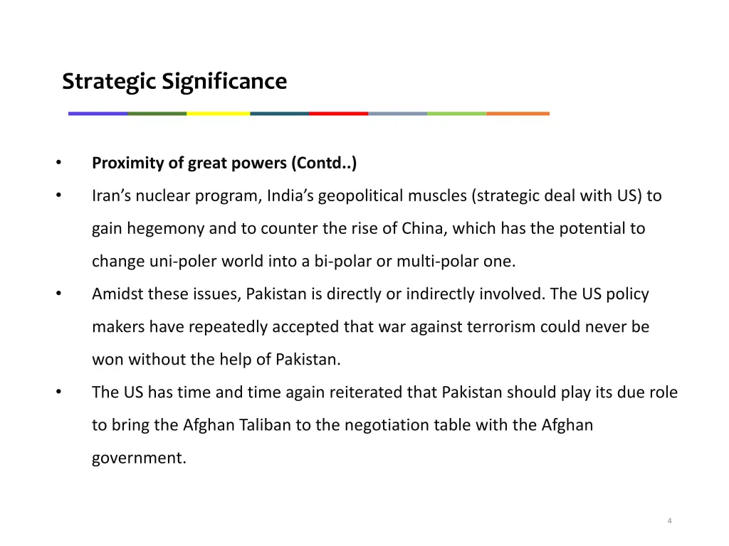strategic significance 1