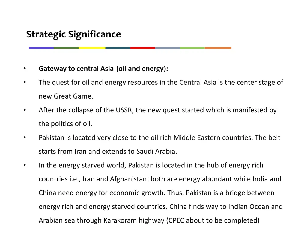 strategic significance 2