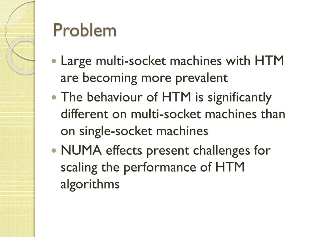 problem