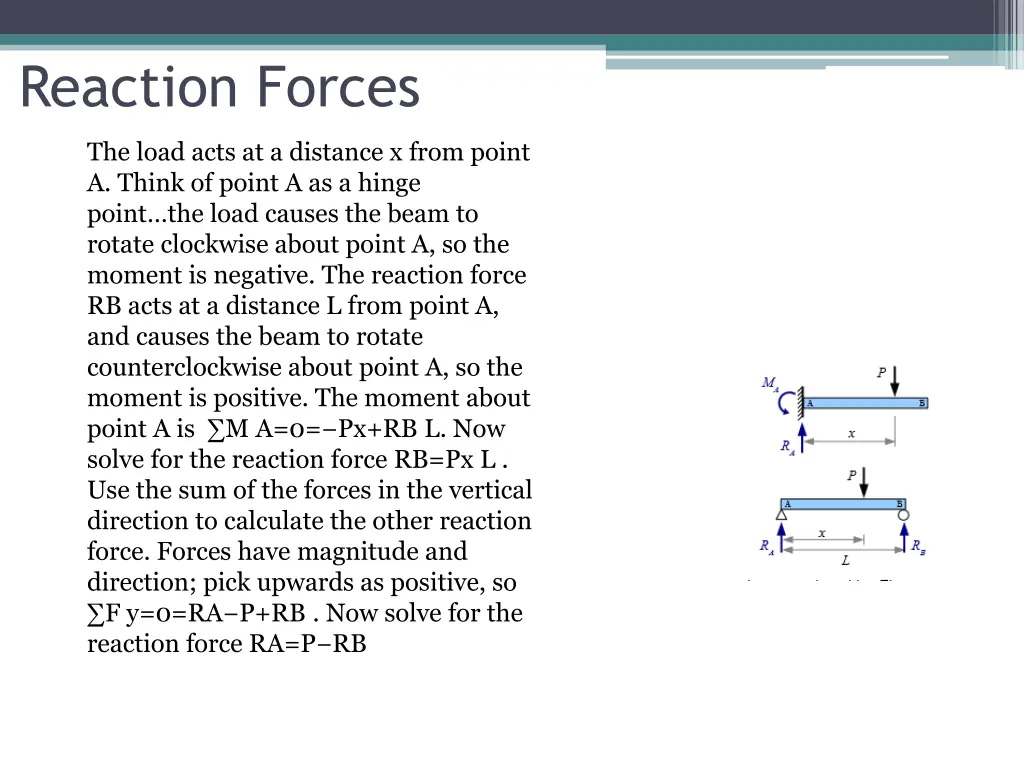reaction forces 1