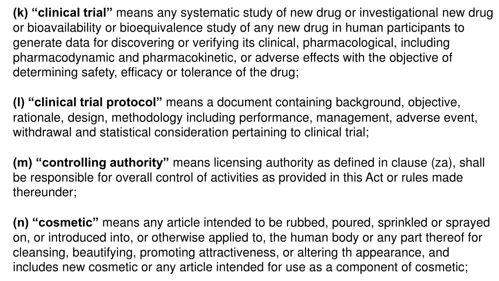 k clinical trial means any systematic study