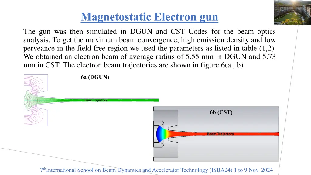 magnetostatic electron gun the gun was then