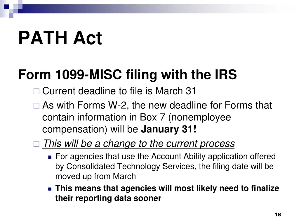 path act 1
