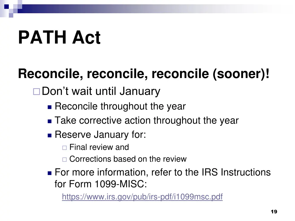 path act 2