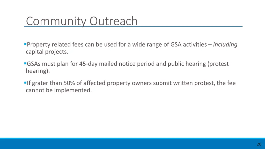 community outreach