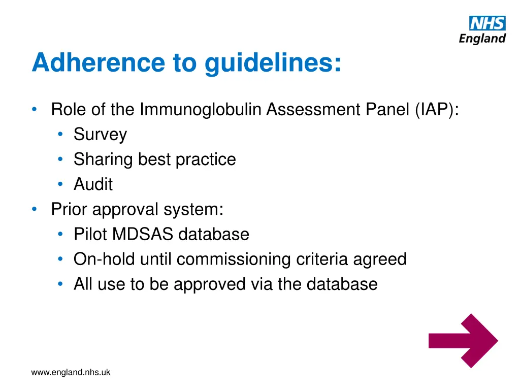 adherence to guidelines