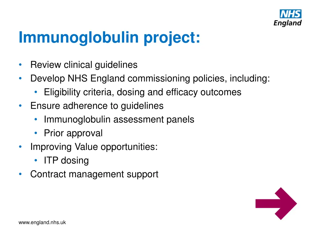 immunoglobulin project