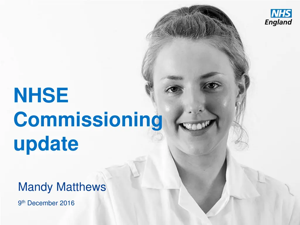 nhse commissioning update