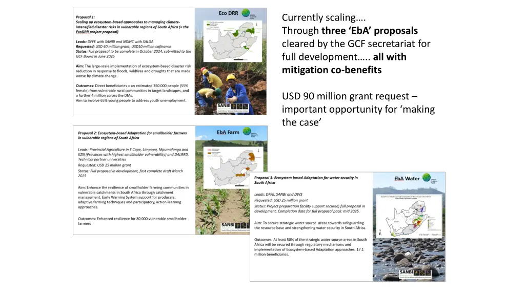 currently scaling through three eba proposals