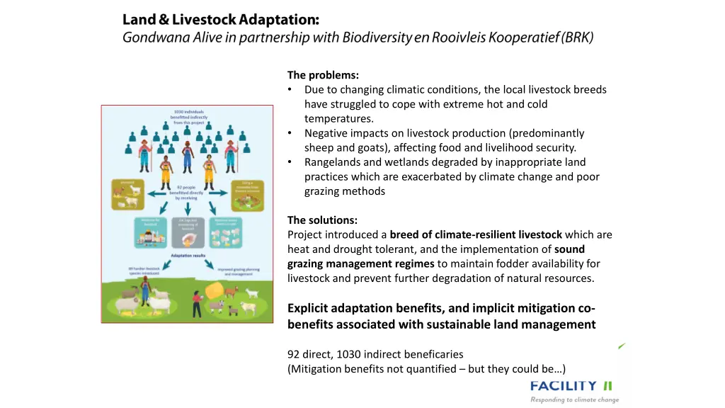 the problems due to changing climatic conditions