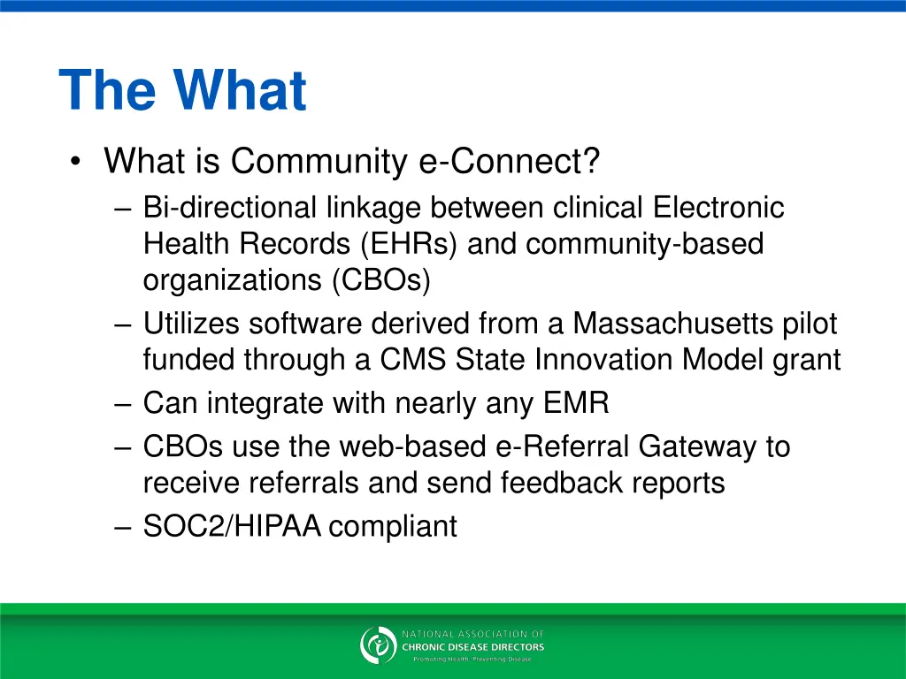 the what what is community e connect