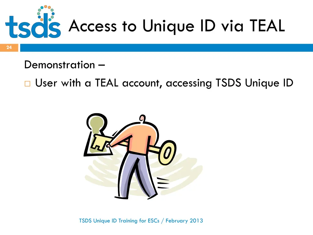 access to unique id via teal 1
