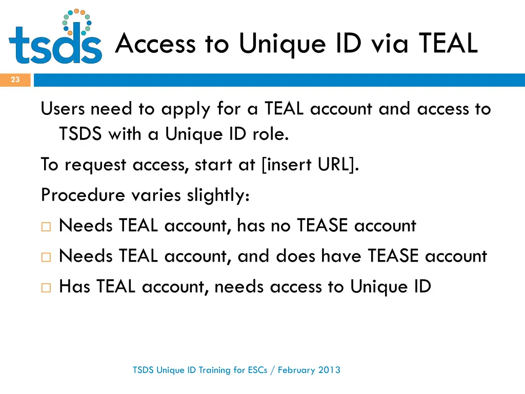 access to unique id via teal