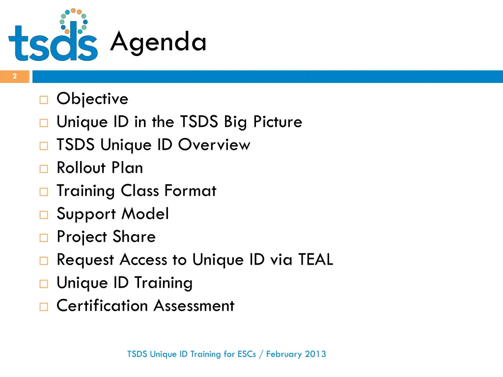 agenda
