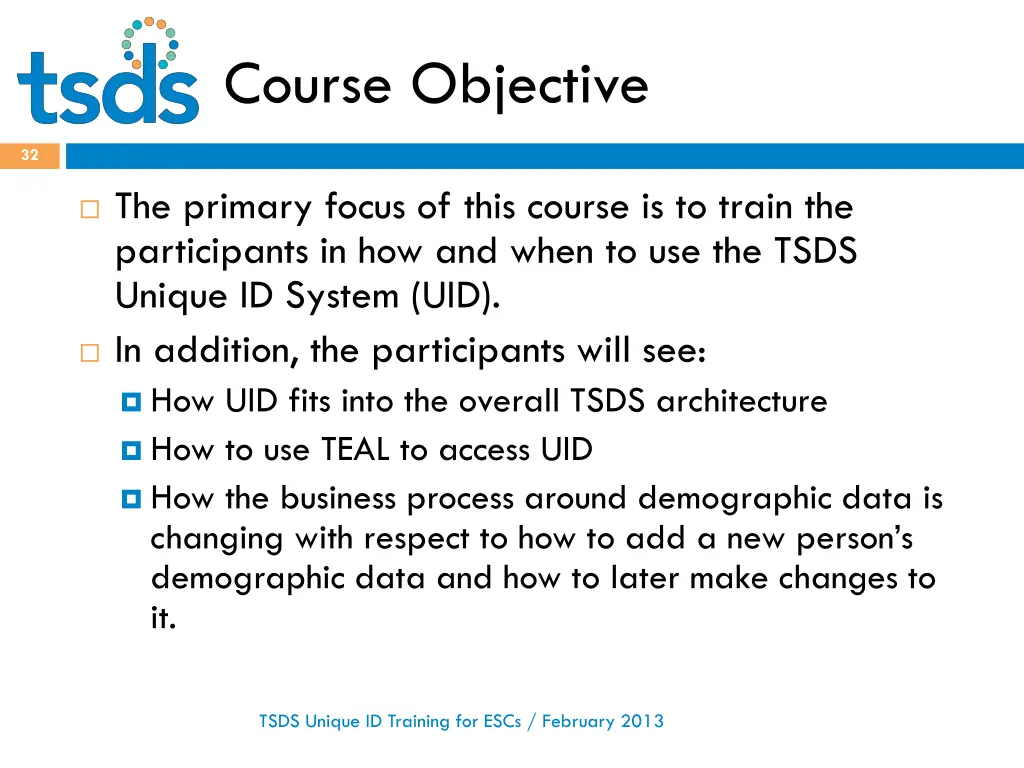 course objective 1