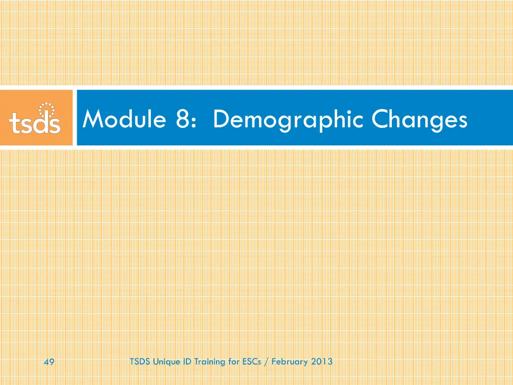 module 8 demographic changes