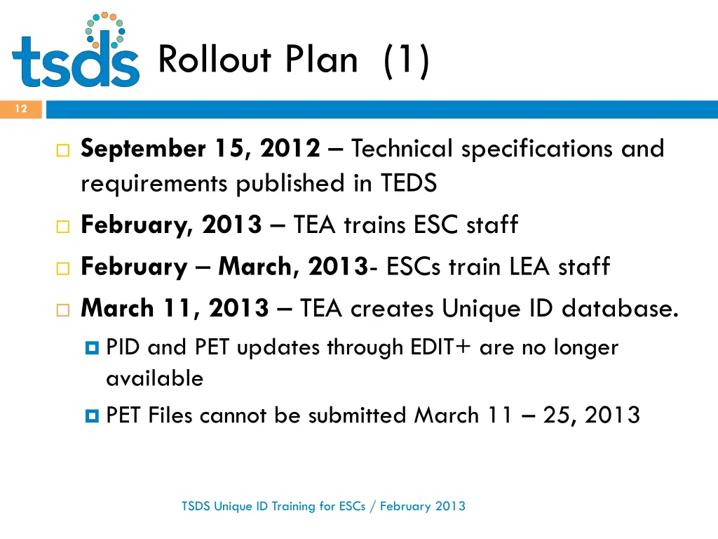 rollout plan 1