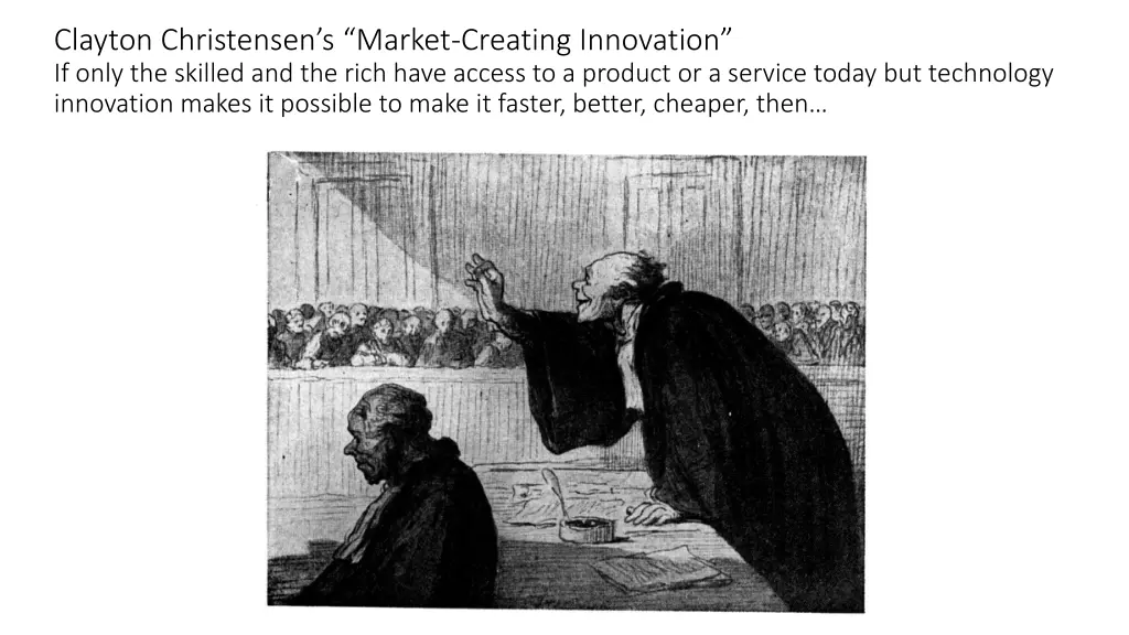 clayton christensen s market creating innovation