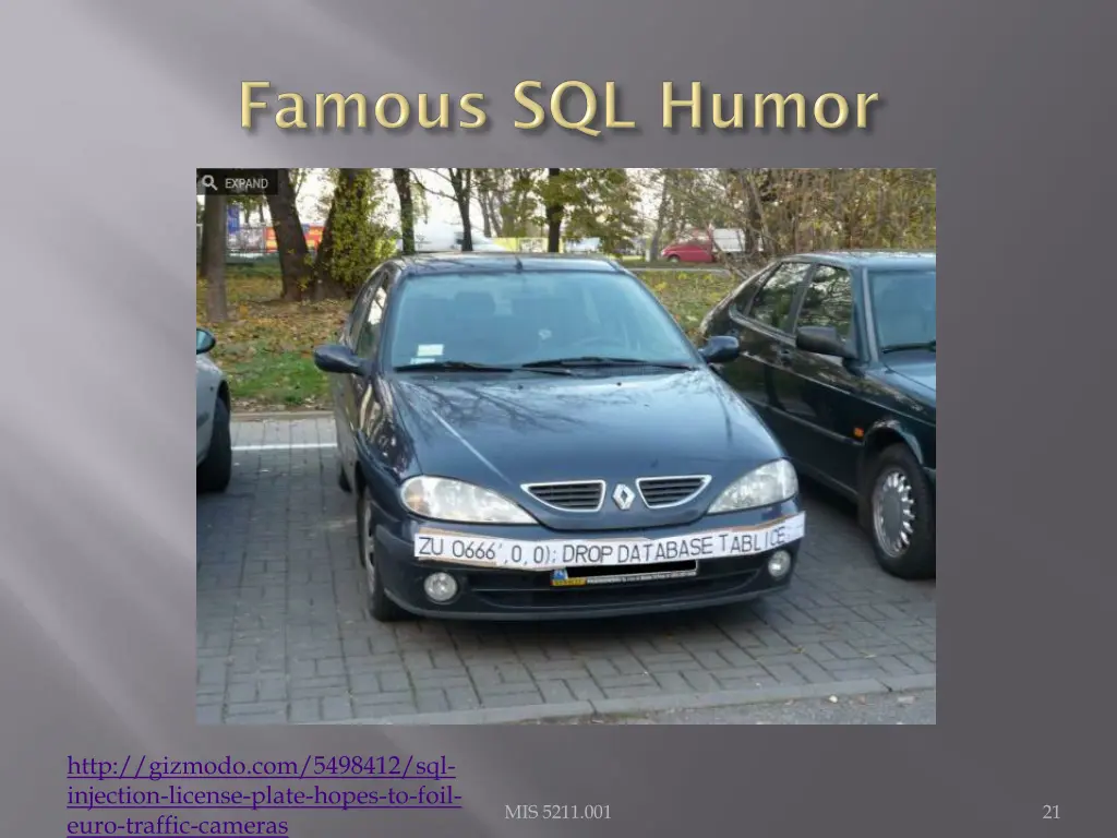 http gizmodo com 5498412 sql injection license