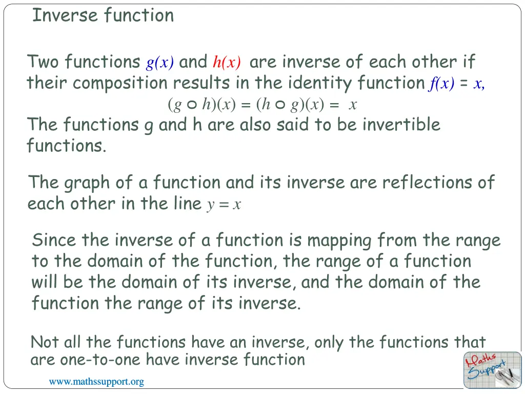 inverse function 5