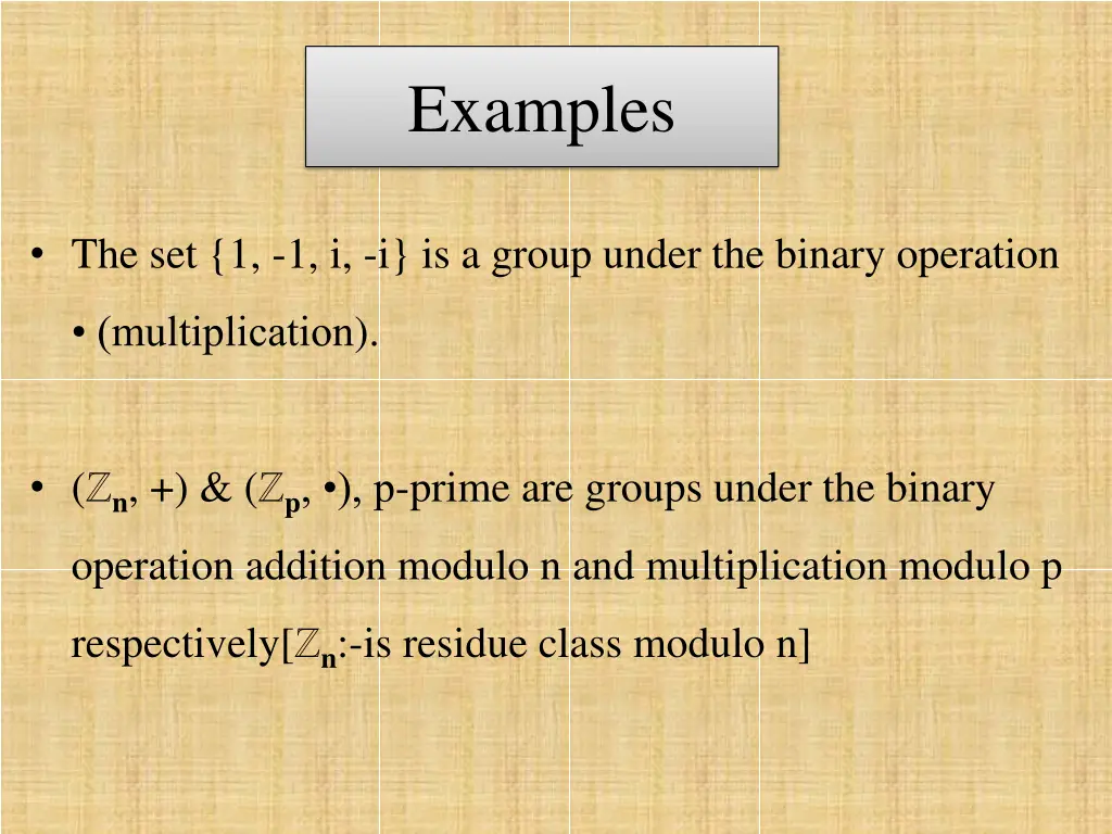 examples 1
