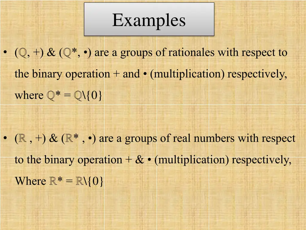 examples