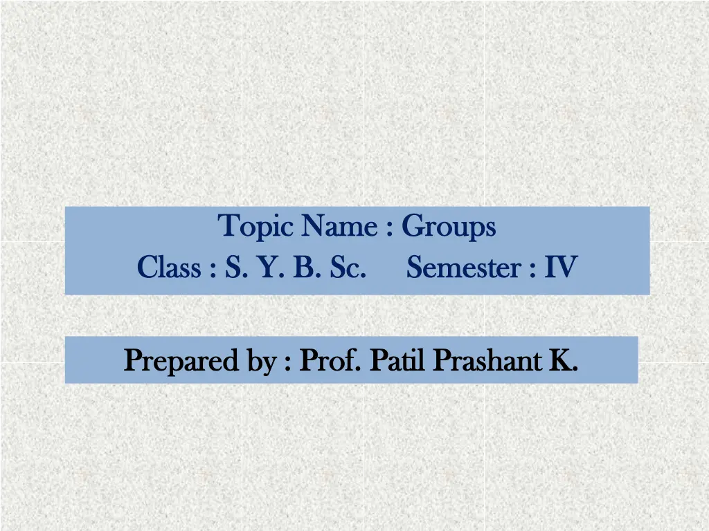 topic name groups topic name groups class