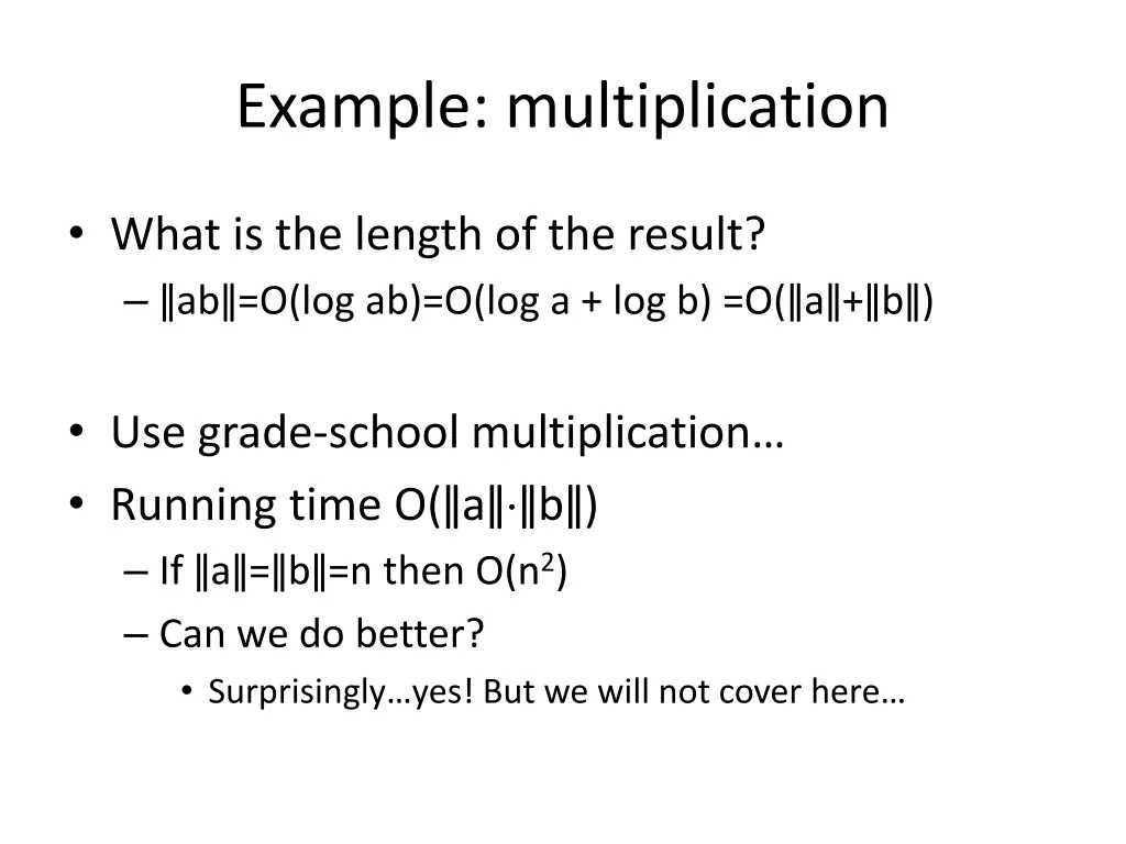 example multiplication