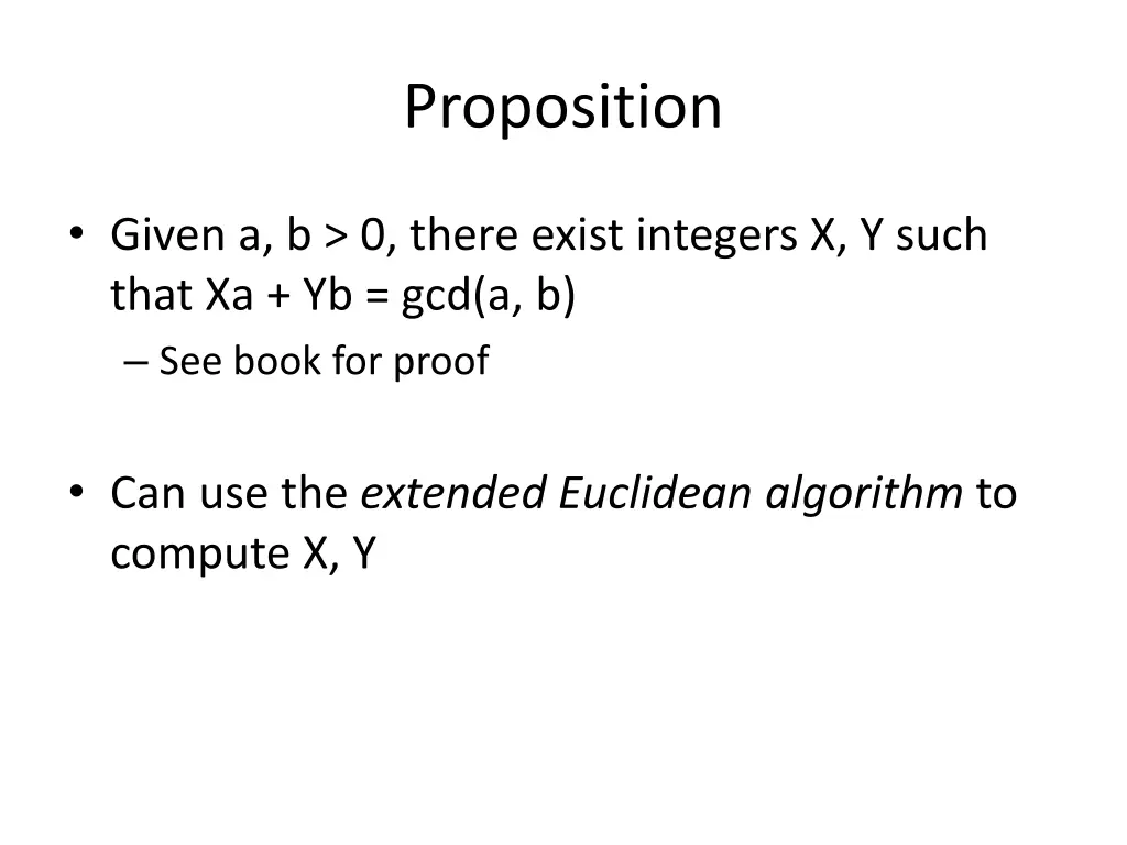 proposition